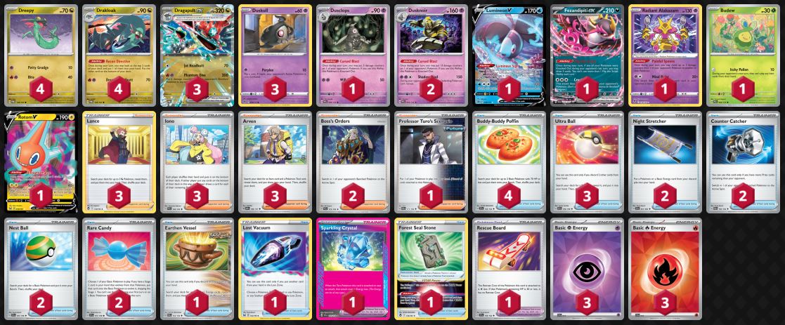 Dragapult Dusknoir list